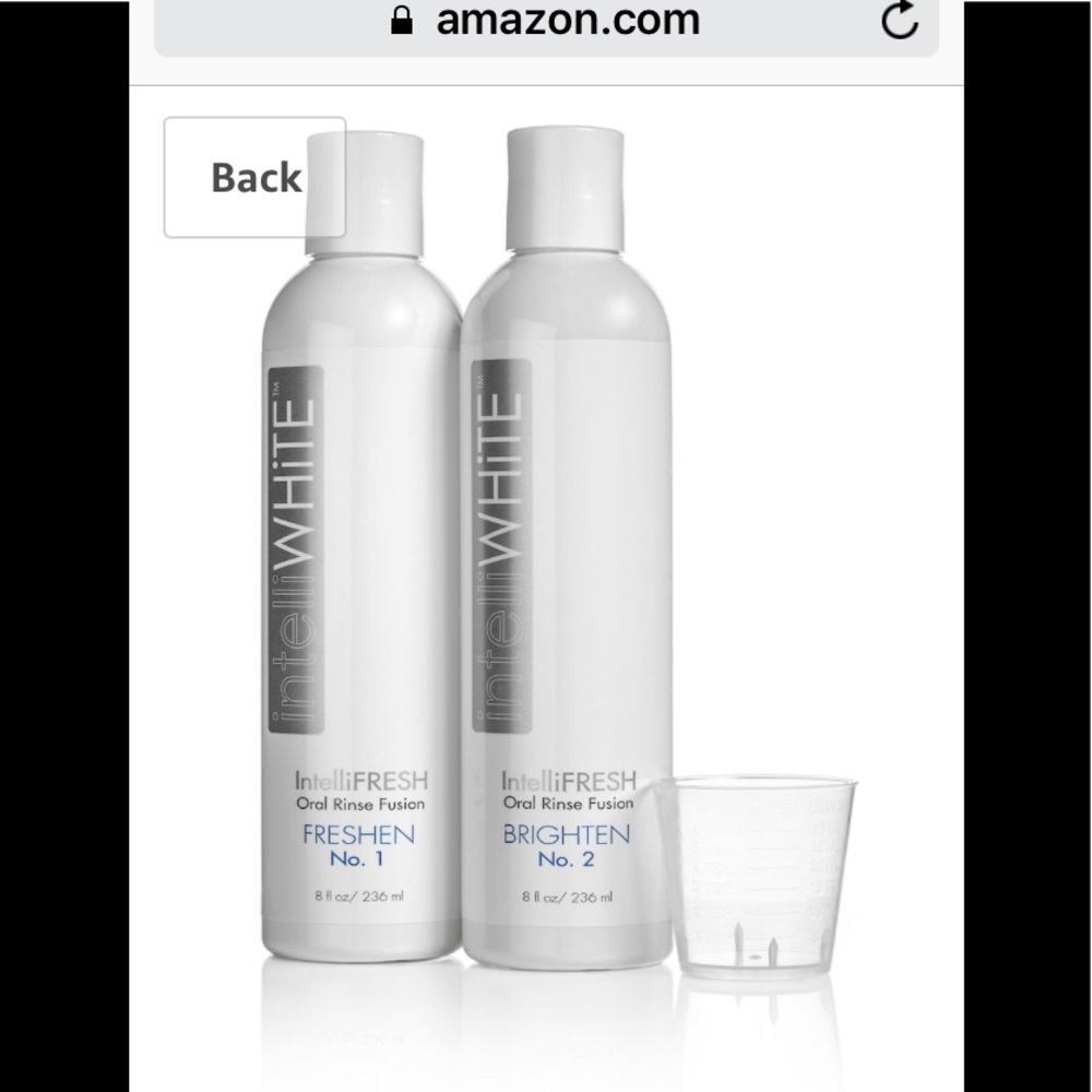 Intelliwhite Oral Rise Fusion + Cups NEW Sealed